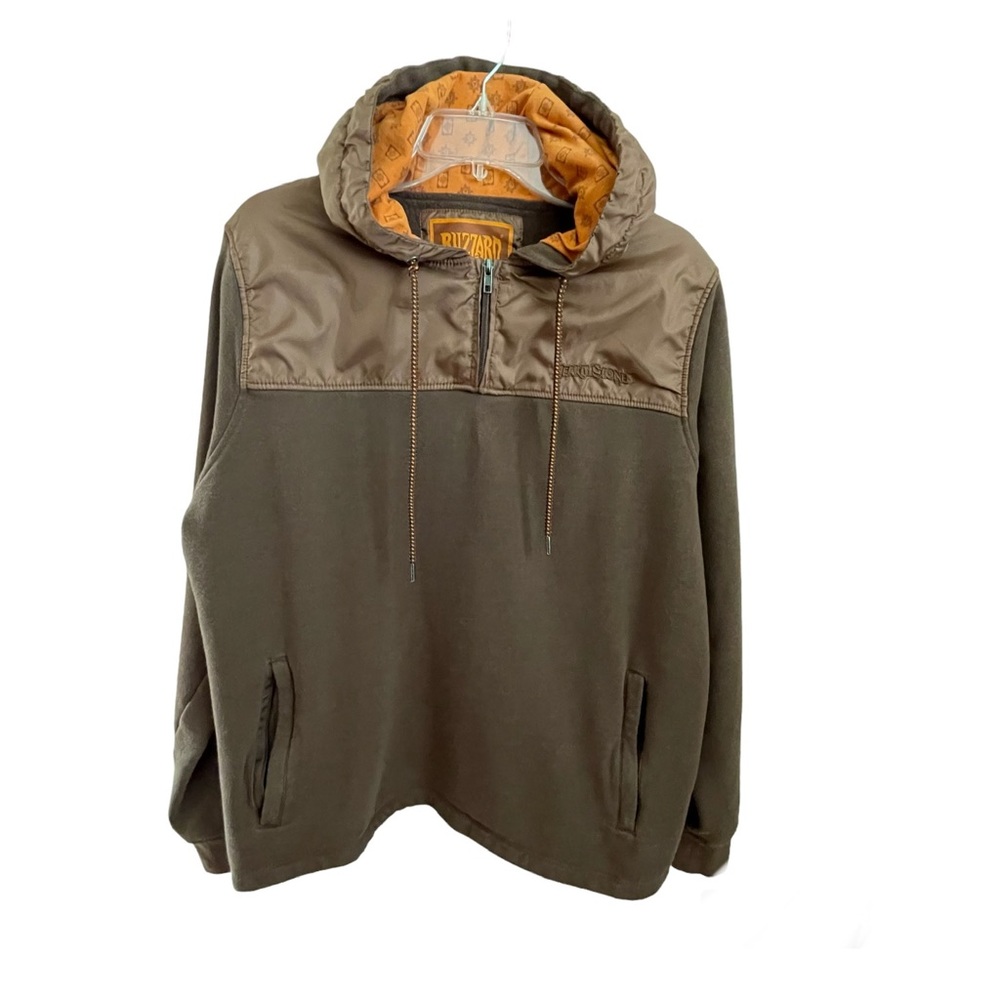 Men’s Blizzard Brown Hoodie - L